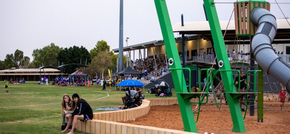 playground and clubhouse