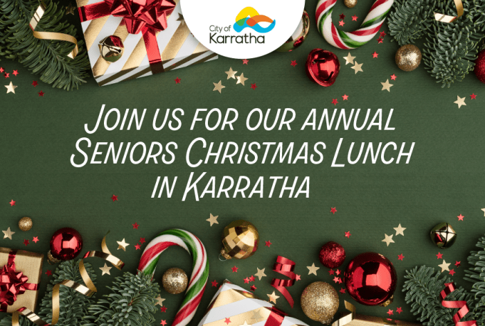 Seniors Karratha Christmas Lunch